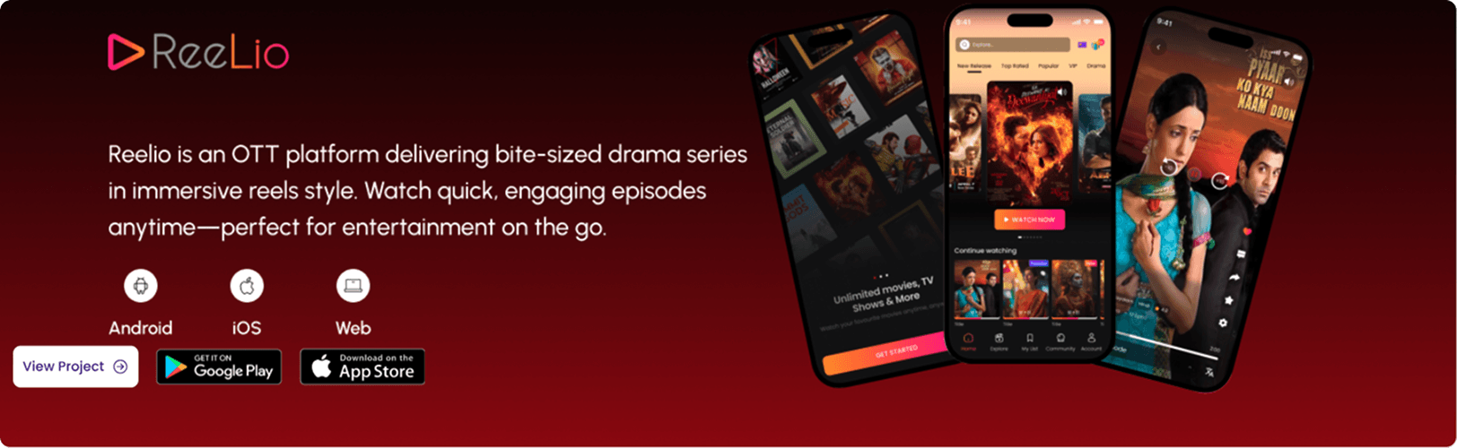 Reelio Drama OTT Platform