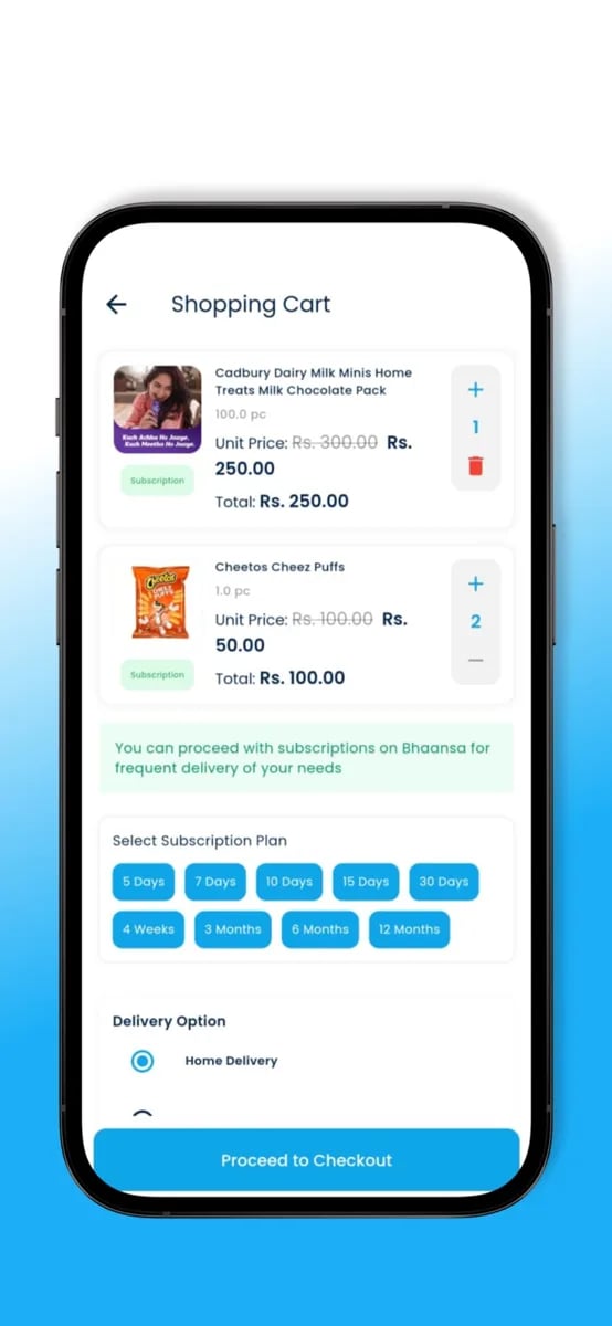 Bhaansa app screen