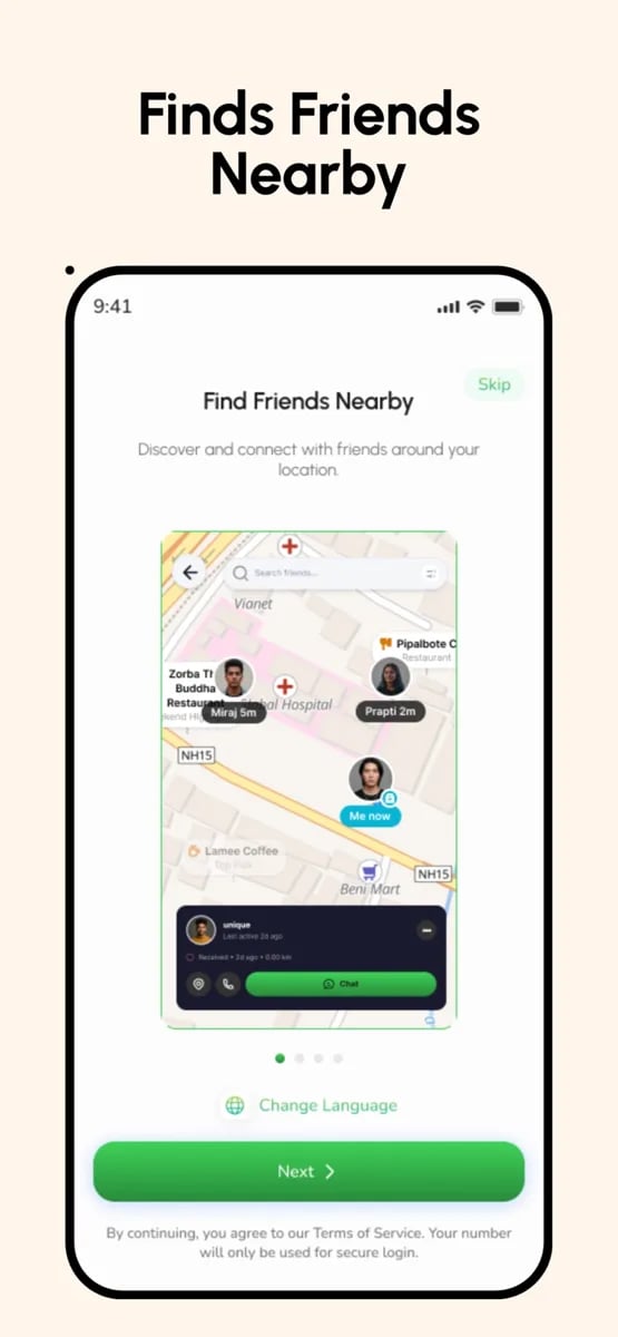 Callexa app screen