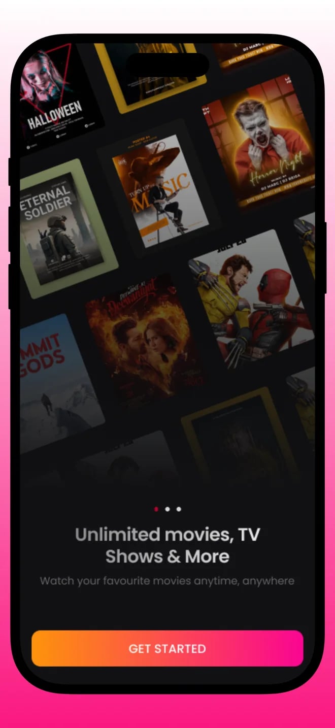 Reelio app screen