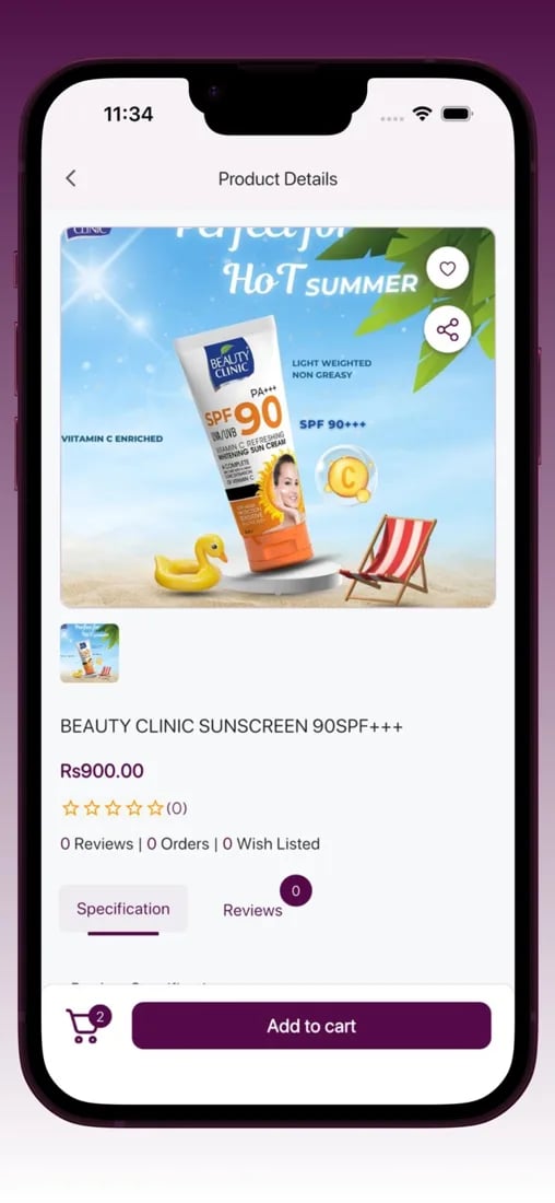 Narikot app screen
