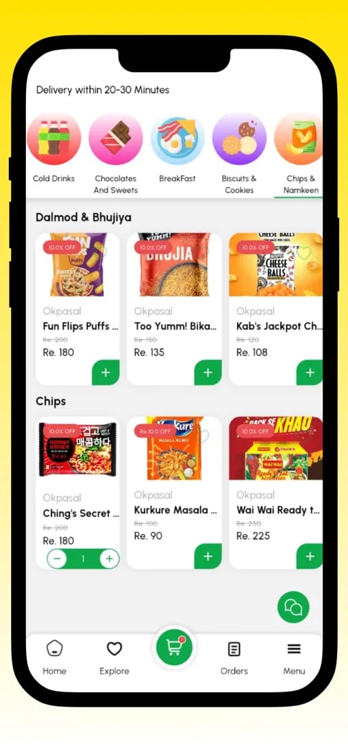 OK Pasal app screen