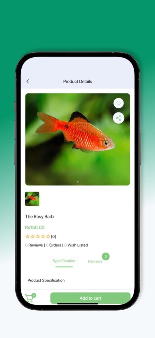 Phisss app screen