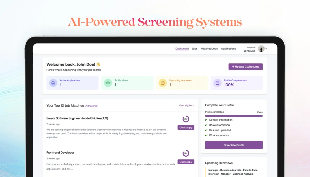 AI-Powered Screening Systems