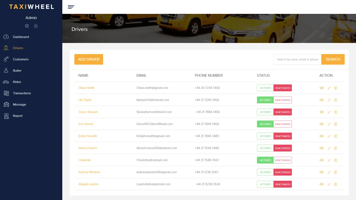 taxi-admin-manage-drivers