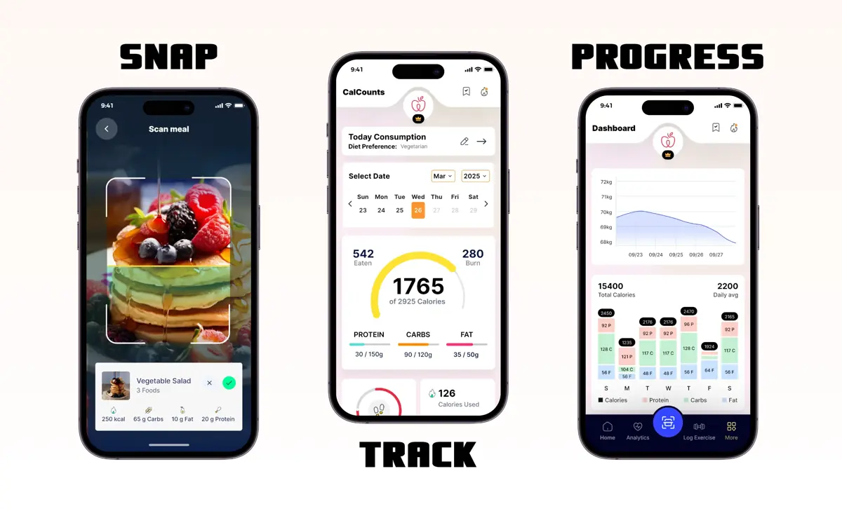 Snap-to-Track Food Logging