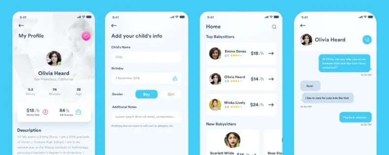 On-demand Babysitting App
