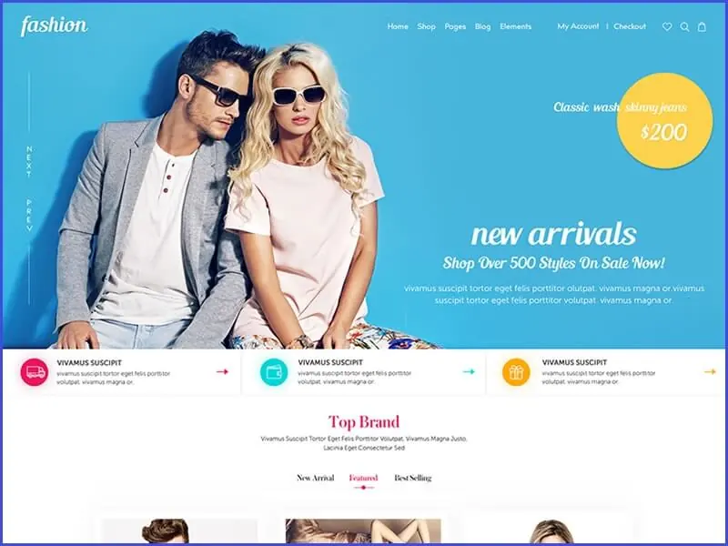 e-commerce website