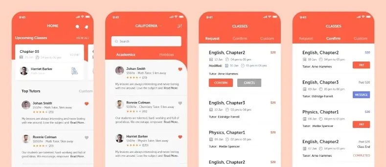 On-demand Tutor App