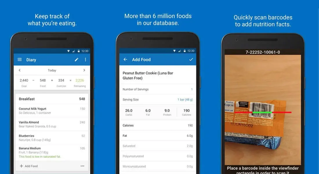 Diet and Nutrition Apps