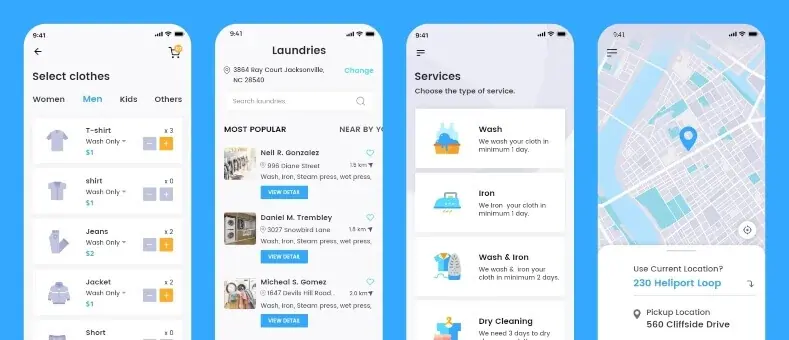 On-demand Laundry App