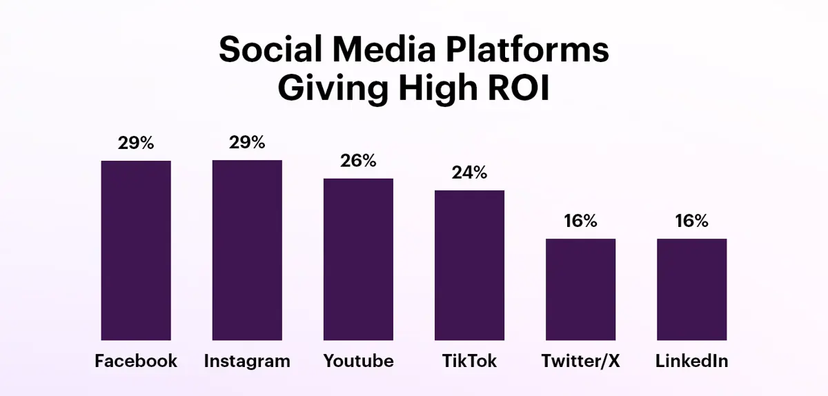 Social media platforms ROI
