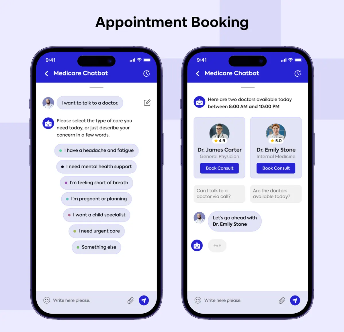 Booking Appointments