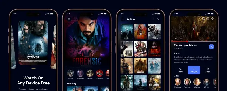 OTT Platform App Design