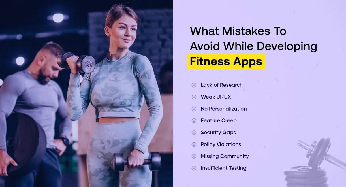 Mistakes to Avoid While Developing Fitness Apps