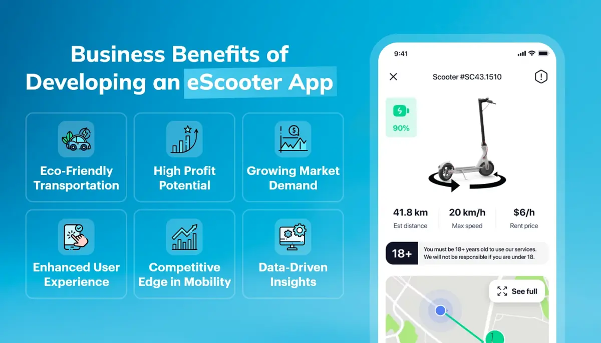 Benefits of Developing an eScooter App