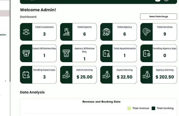 Handy admin — Overview