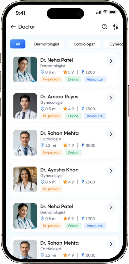 Bookento provider list — appointment booking marketplace
