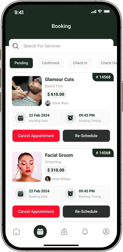 Multi Salon my bookings