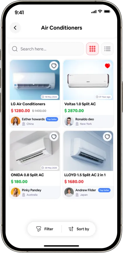 Listify open category listings