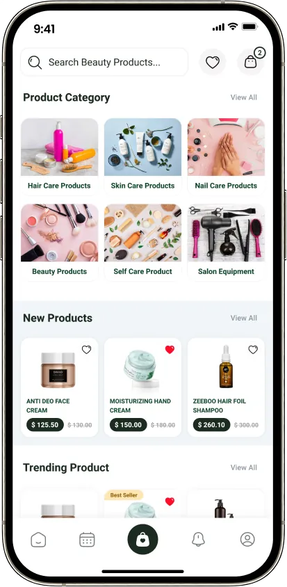 Multi Salon product shop