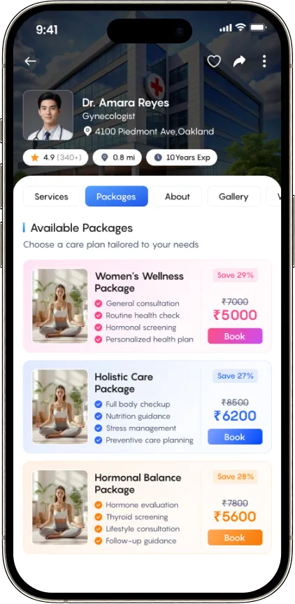 Bookento provider packages — booking app source code