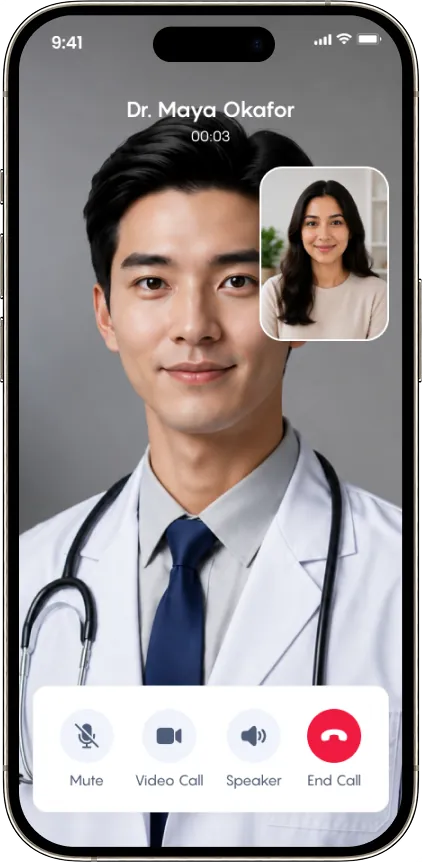 Bookento video consultation call