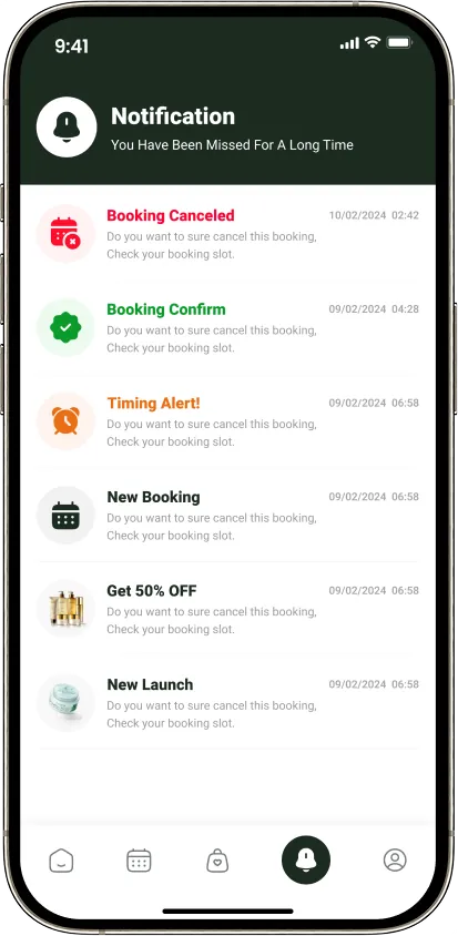 Multi Salon notifications