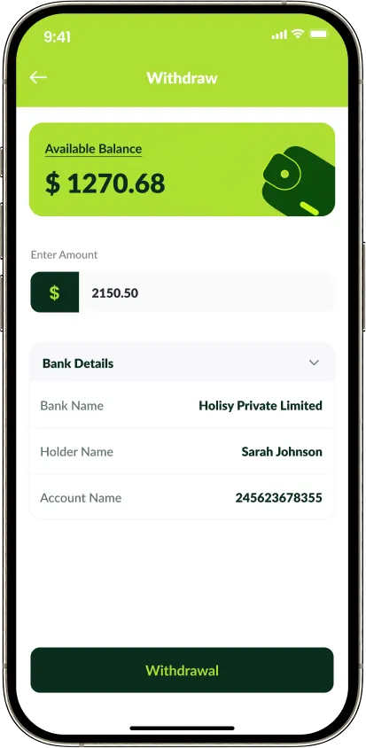 Handy expert withdrawal